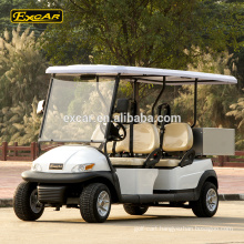 Custom 4 Seats electric golf cart 48V Trojan battery Electric Golf Car with Cargo